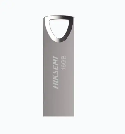 [HS-USB-M200/16G/2.0] Memoria USB de 16 GB / Versión 3.0 / Metalica / Compatible con Windows, Mac y Linux
