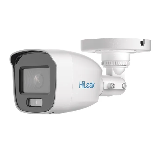 [VICAMHLKTHC-B129-MS] Camara Hilook THC-B129-MSx bala turboHD 2 mpx lente 2.8 m 1080p imagen color 24/7 luz blanca 20 m microfono integrado metalica IP66